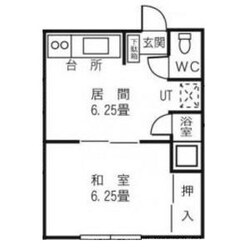 ファミール曙の物件間取画像